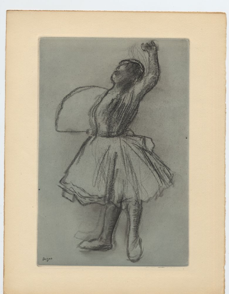 Etching And Aquatint Degas - Danseuse (étude, vers 1890)