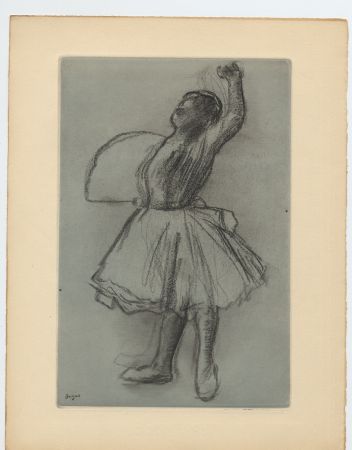 Etching And Aquatint Degas - Danseuse (étude, vers 1890)