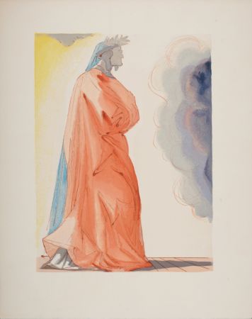 Woodcut Dali - Dante, 1963