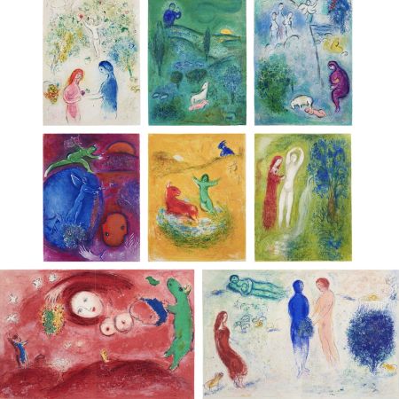 Lithograph Chagall - Daphnis and Chloé full album