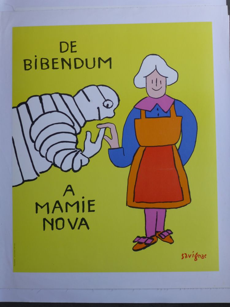 Poster Savignac - De bibendum à mamy nova 
