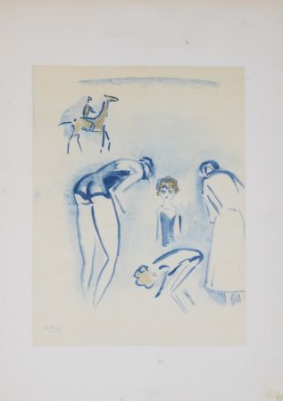 Lithograph Van Dongen - Deauville, 1925 - Scarce!