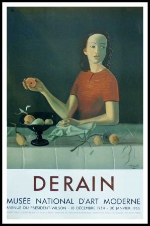 Poster Derain - DERAIN - EXPOSITION MUSÉE NATIONALE D'ART MORDERNE
