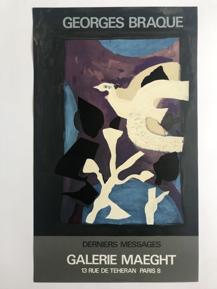 Poster Braque - Derniers Messages / Galerie Maeght