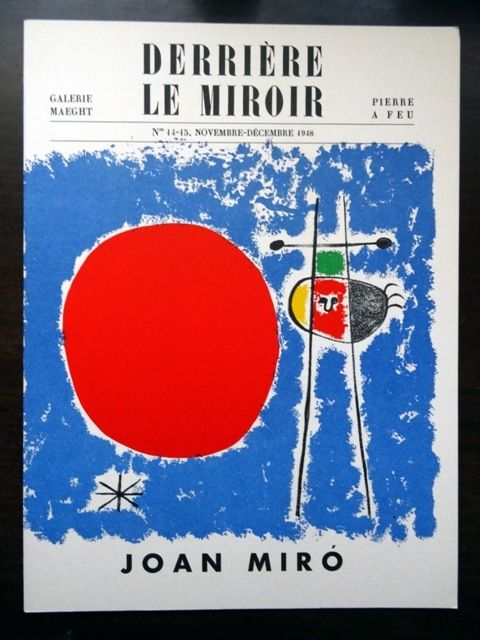 Illustrated Book Miró - DERRIÈRE LE MIROIR N°14 - 15
