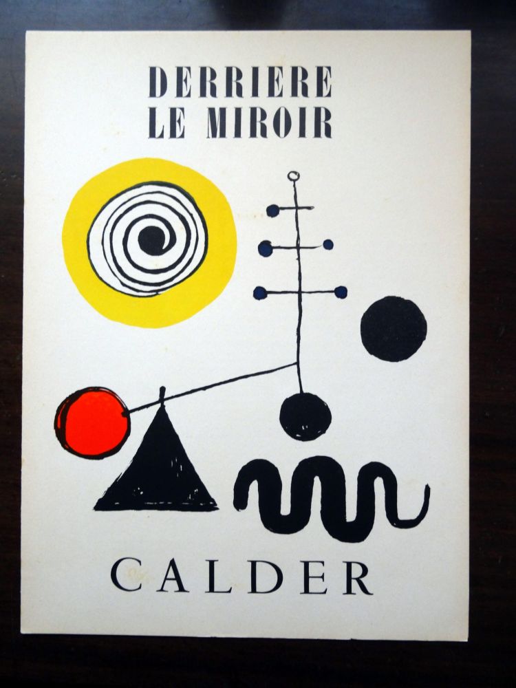 Illustrated Book Calder - DERRIÈRE LE MIROIR N°31