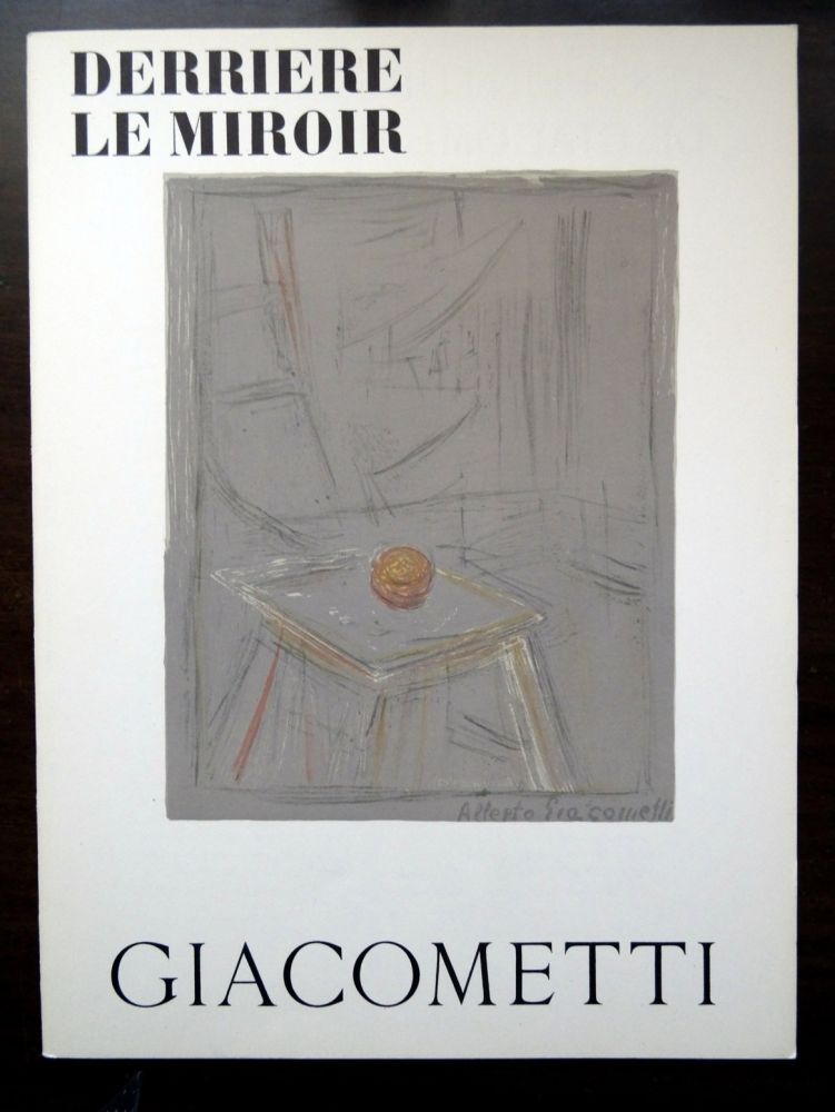 Illustrated Book Giacometti - DERRIÈRE LE MIROIR N°65