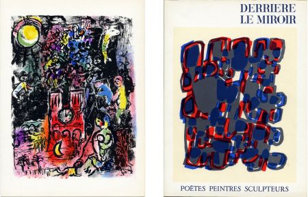 Illustrated Book Chagall - DERRIÈRE LE MIROIR N° 119. POÈTES, PEINTRES, SCULPTEURS. 12 LITHOGRAPHIES de Chagall - Miró - Braque - Chillida - Tal-Coat, etc. (1960)