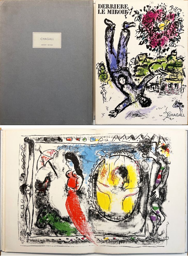 Illustrated Book Chagall - DERRIÈRE LE MIROIR N° 147 (1964). TIRAGE DE LUXE SUR ARCHES.