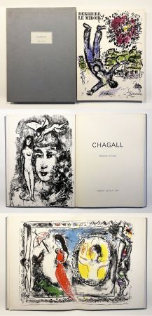 Illustrated Book Chagall - DERRIÈRE LE MIROIR N° 147. CHAGALL. DE LUXE SUR ARCHES. 3 lithographies (1964)