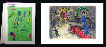 Illustrated Book Chagall - DERRIÈRE LE MIROIR N° 235. MARC CHAGALL. DE LUXE SUR ARCHES. 2 Lithographies Originales (1979)