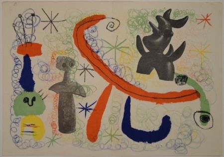 Illustrated Book Miró - DERRIÈRE LE MIROIR, Nos 29-30