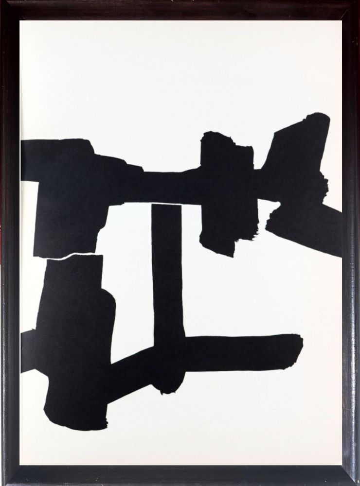 Lithograph Chillida - Derrière le Miroir