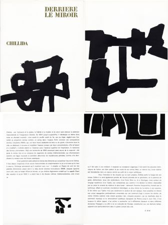 Illustrated Book Chillida - Derrière le Miroir n° 143 . CHILLIDA . Avril 1964.