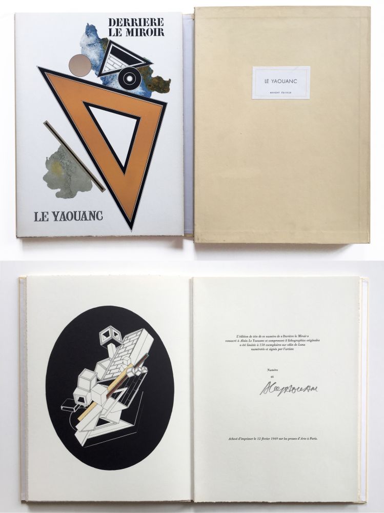 Illustrated Book Le Yaouanc - Derrière le miroir, n° 176. Le Yaouanc.‎ 1969. TIRAGE DE LUXE SIGNÉ.