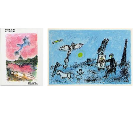 Illustrated Book Chagall - Derrière Le Miroir n° 246 - CHAGALL. Lithographies originales. Le Peintre et son double (1981)