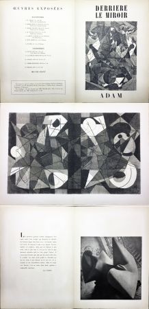 Illustrated Book Adam - Derrière le Miroir n° 24. ADAM - Décembre 1949. 1ere édition.