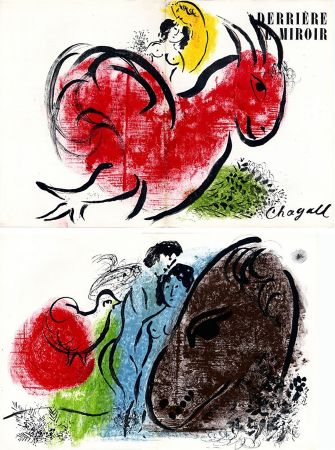 Illustrated Book Chagall - Derrière le Miroir n° 44-45. CHAGALL. Mars 1952.
