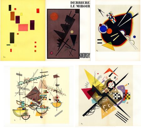 Illustrated Book Kandinsky - Derrière le Miroir n° 60-61. KANDINSKY. Avec 5 lithographies en couleurs (1953).