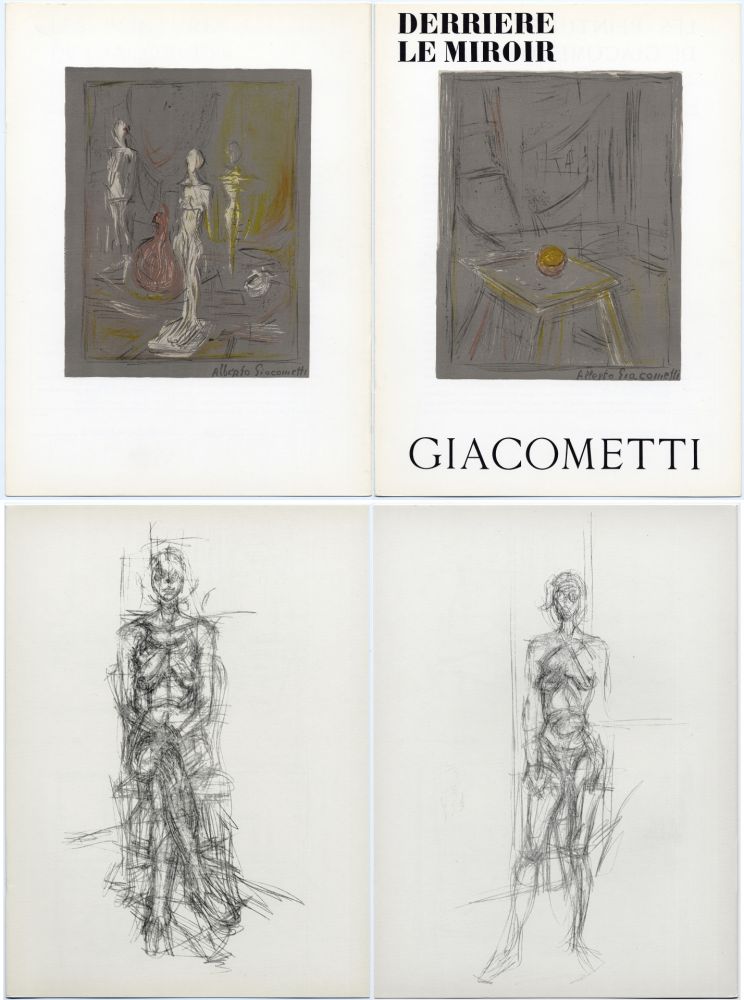 Illustrated Book Giacometti - Derrière le Miroir n° 65 . GIACOMETTI . Mai 1954.