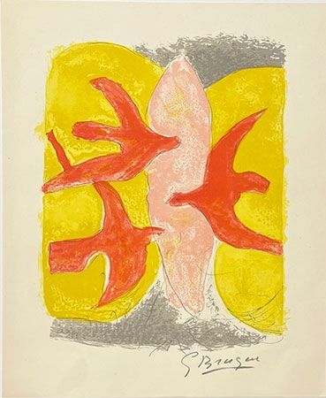 Lithograph Braque - Descente aux enfers