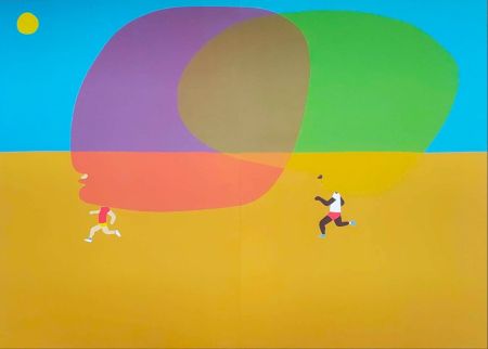 Lithograph Mcdonald  - Desert Run