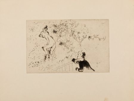 Etching Chagall - Desire III. Les sept Péchés capitaux (The Seven Deadly Sins)