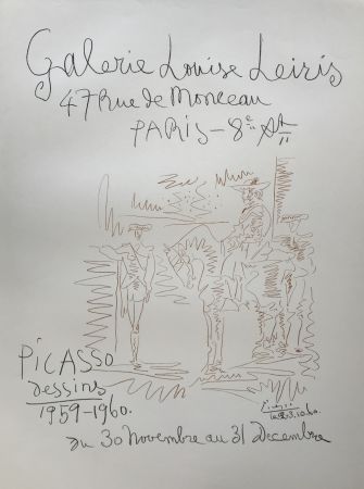 Lithograph Picasso - Dessins 1959-1960
