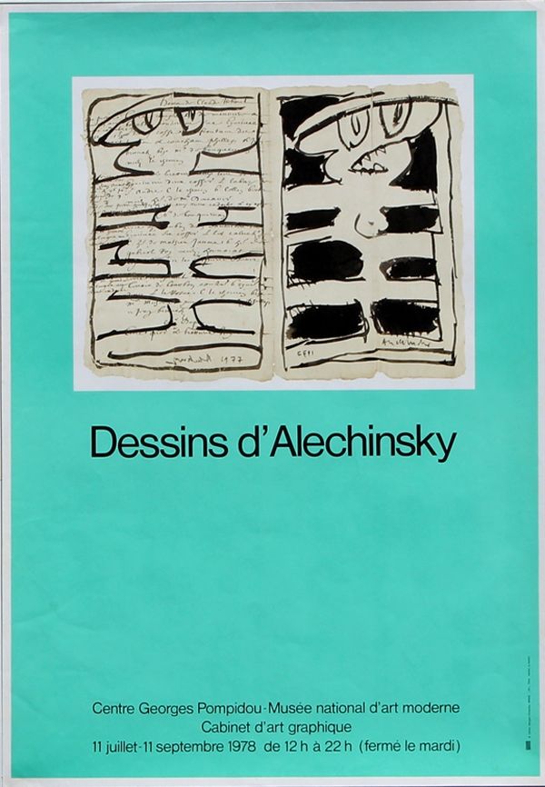 Offset Alechinsky - Dessins  D'Alechinsky
