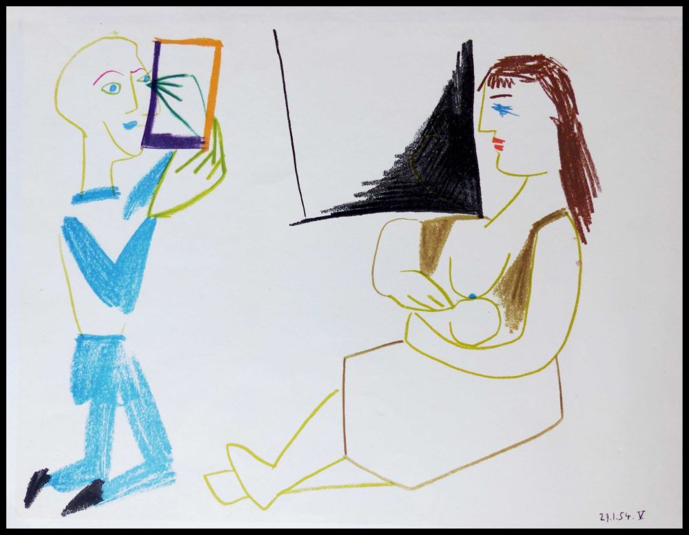 Lithograph Picasso (After) - DESSINS DE VALLAURIS II