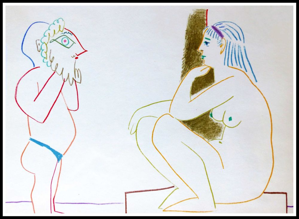 Lithograph Picasso (After) - DESSINS DE VALLAURIS III