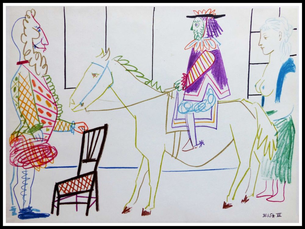 Lithograph Picasso (After) - DESSINS DE VALLAURIS V