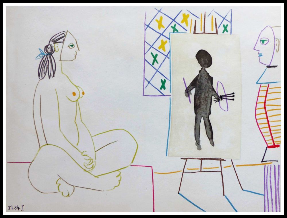 Lithograph Picasso (After) - DESSINS DE VALLAURIS X