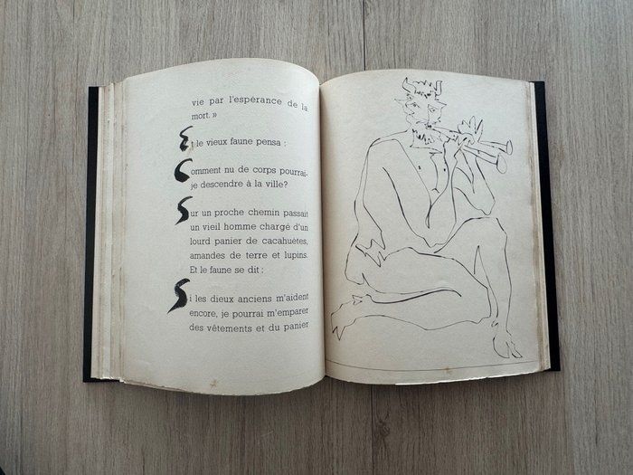 Illustrated Book Picasso - Deux Contes. Le Centaure Picador. Le crepuscule d'un Faune. Gravures de Pablo Picasso.