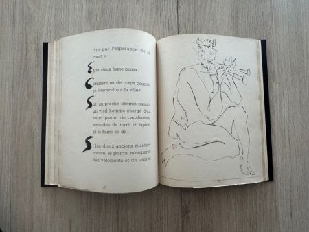 Illustrated Book Picasso - Deux Contes. Le Centaure Picador. Le crepuscule d'un Faune. Gravures de Pablo Picasso.