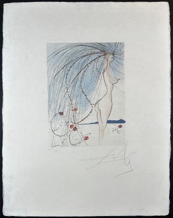 Etching Dali - Diane de Poitiers