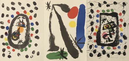 Lithograph Miró - Dibujos y Litografias From Papeles de Son Armadans in the Collection of Juan de Juanes