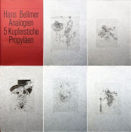 Etching Bellmer - DIE ANALOGIEN, 5 KUPFERSTICHE (1971) - 5 gravures originales signées.