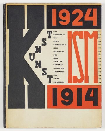 Illustrated Book El Lissitzky - Die Kunstismen / Les Ismes de l'Art / The Isms of Art