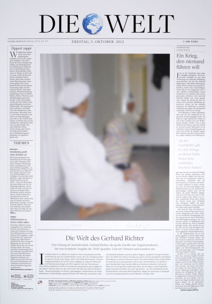 Numeric Print Richter - Die Welt (The World)