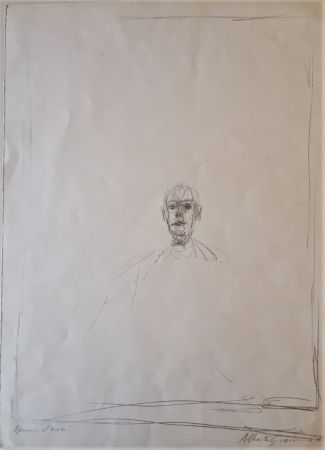 Lithograph Giacometti - Diego