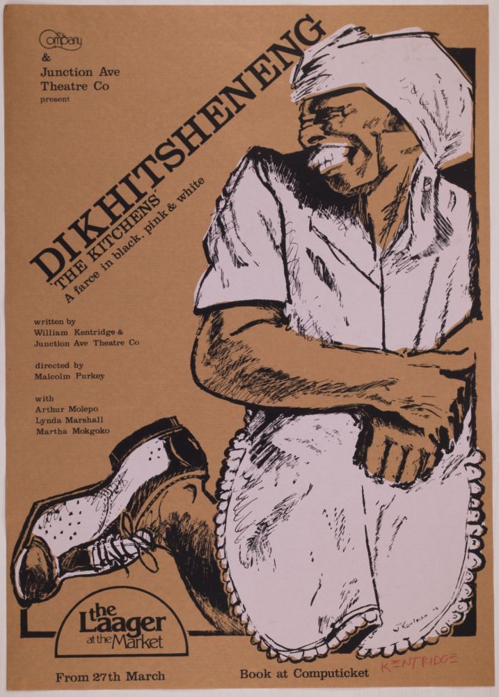 Screenprint Kentridge - Dikhitsheneng (The Kitchens)