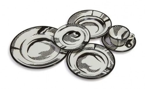 Ceramic Lichtenstein - Dinnerware: One Setting, 
