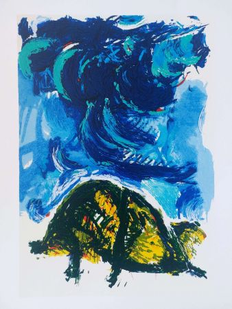 Screenprint Schifano - Dinosauro 