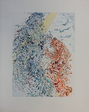 Woodcut Dali - Divine Comédie, Paradis 11, Opposition