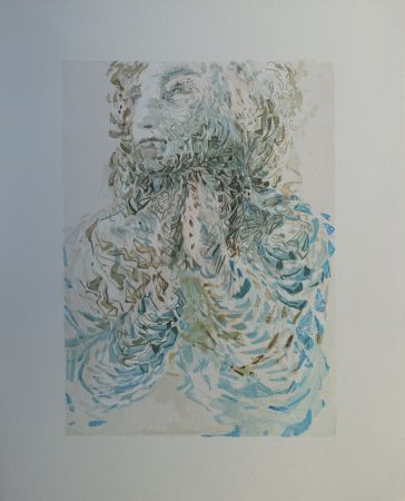 Woodcut Dali - Divine Comédie, Paradis 17, La prescience divine