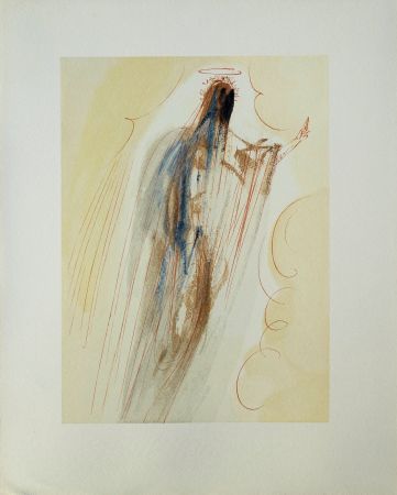 Woodcut Dali - Divine Comédie, Paradis 29, La création des anges