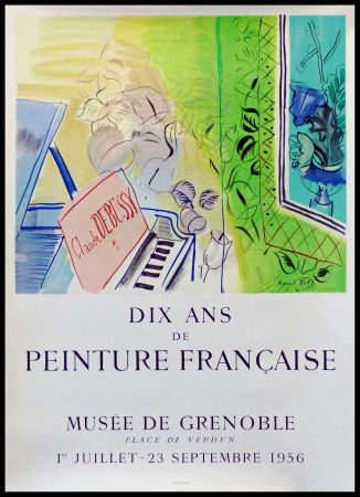 Lithograph Dufy - DIX ANS DE PEINTURES FRANCAISES MUSEE DE GRENOBLE