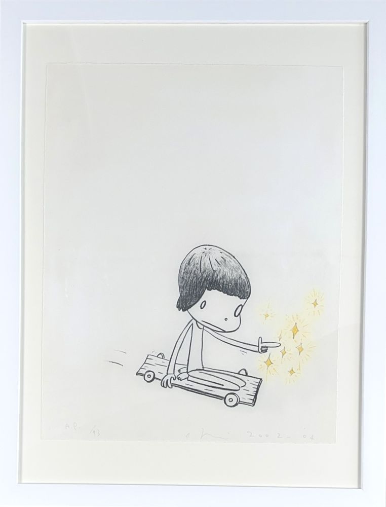 Aquatint Nara - Dizzy on Wheels