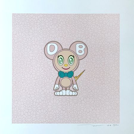 Lithograph Murakami - DOB 2020 Light Pink